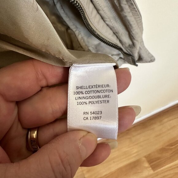 Banana Republic Mens Safari Vest 4 Pocket Harbor Vest Large Zip Up Khaki - Picture 8 of 10